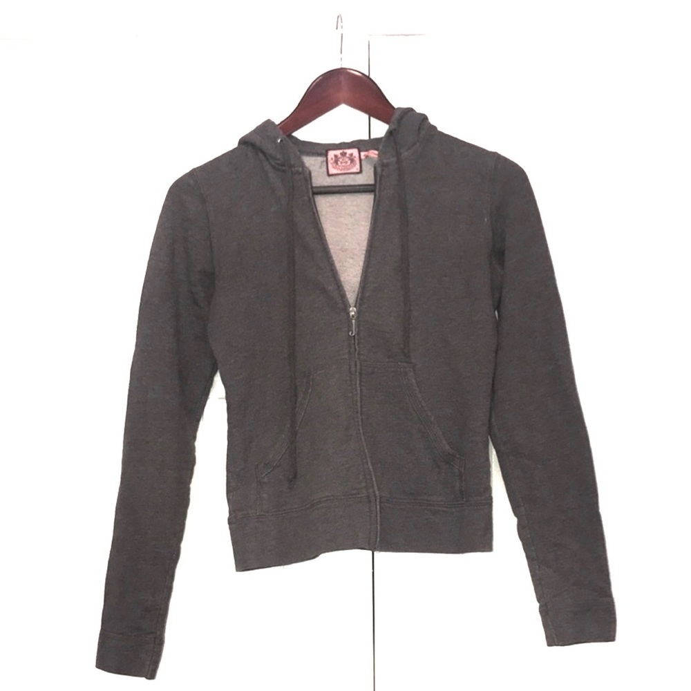 Juicy Couture Gray Track Suite Zip Up Jacket Sz S